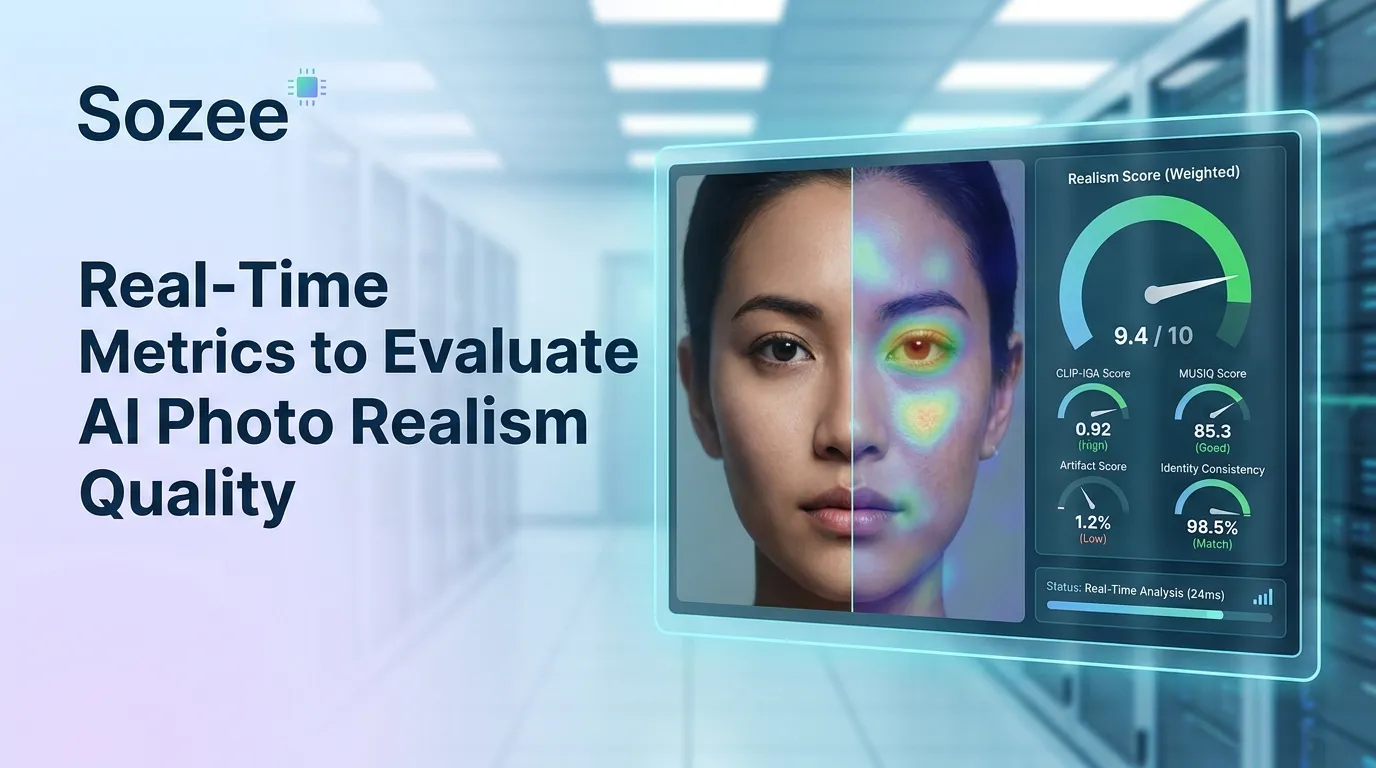Real-Time Metrics to Evaluate AI Photo Realism Quality
