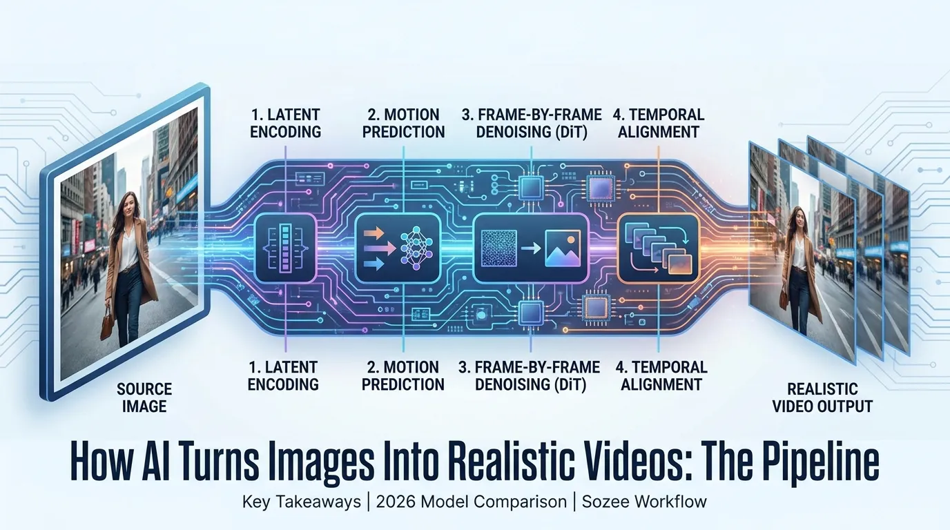 How AI Turns Images Into Realistic Videos: The Pipeline