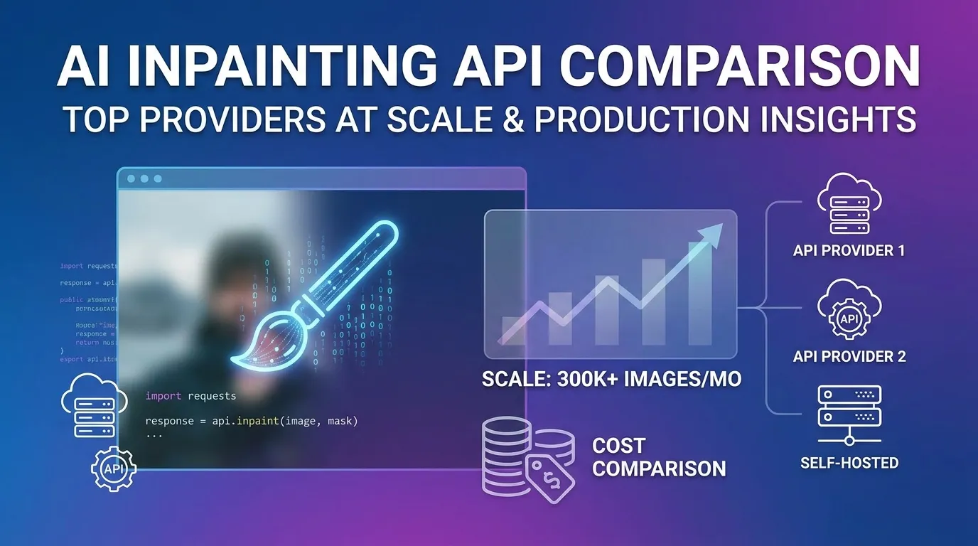 AI Inpainting API Comparison: Top Providers at Scale