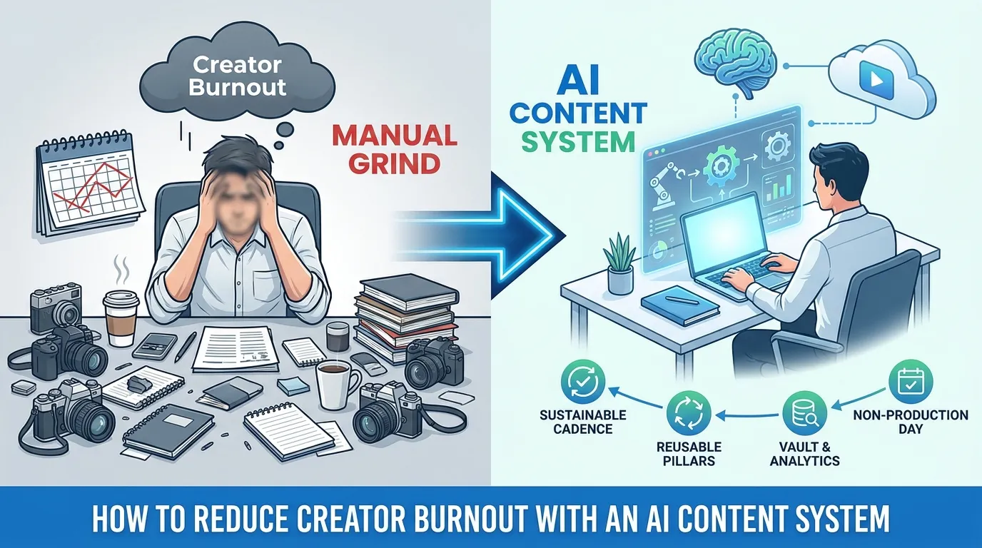 How to Reduce Creator Burnout With an AI Content System
