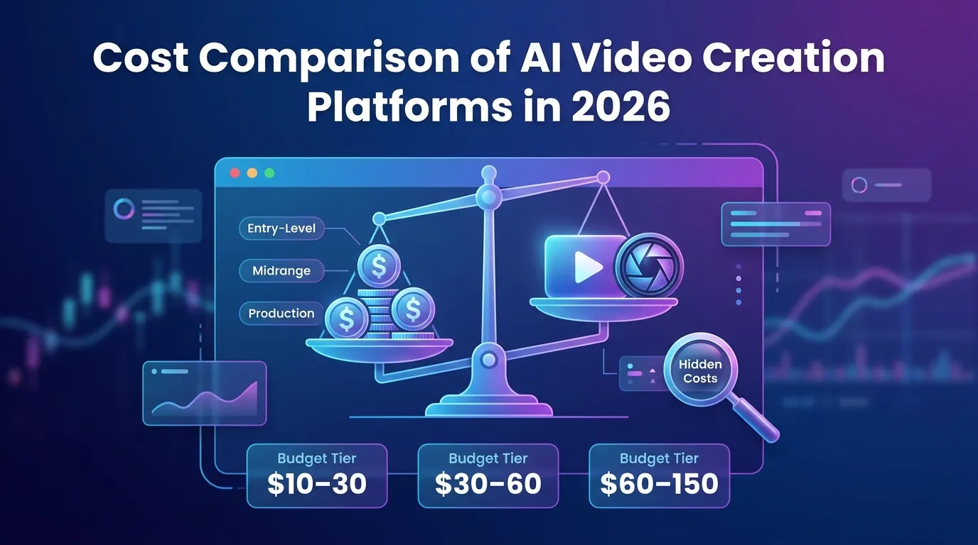 Cost Comparison of AI Video Creation Platforms in 2026