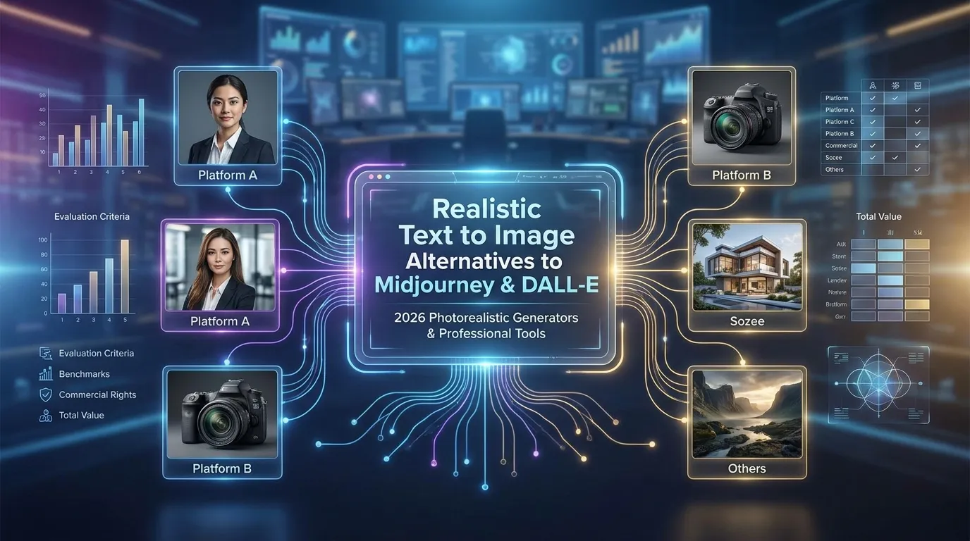 Realistic Text to Image Alternatives to Midjourney & DALL-E