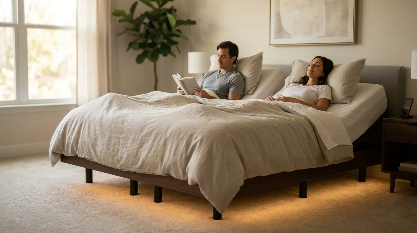 Best Split King Adjustable Bed Features for Couples