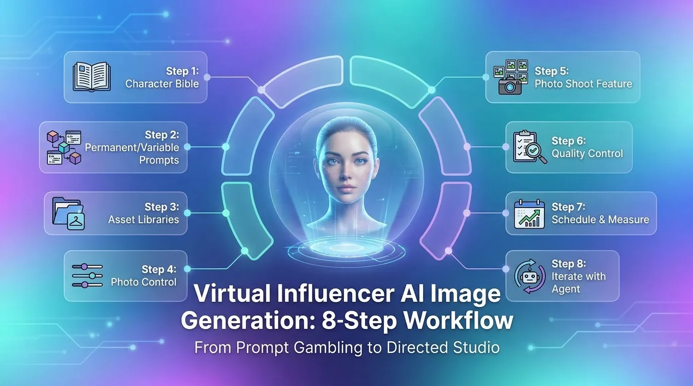 Virtual Influencer AI Image Generation: 8-Step Workflow