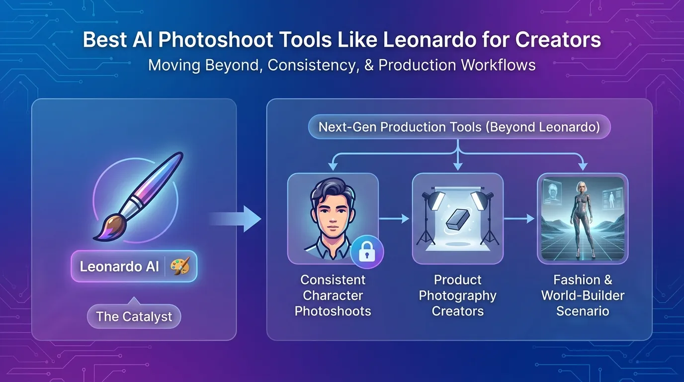 Best AI Photoshoot Tools Like Leonardo for Creators