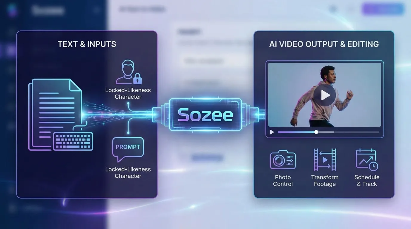 How to Reimagine AI Text to Video with Sozee