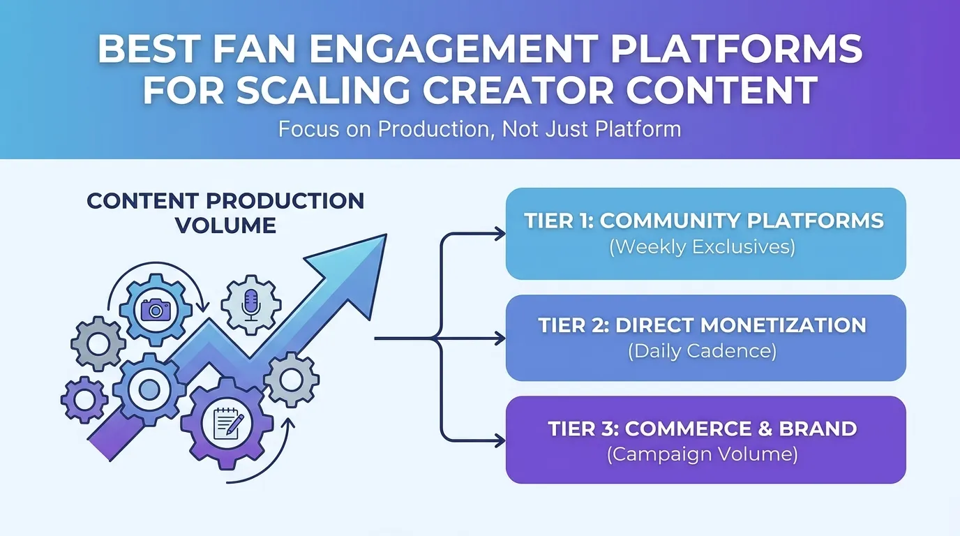 Best Fan Engagement Platforms for Scaling Creator Content