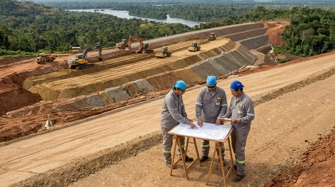 Barragem em Volta Grande: como funciona o método a jusante