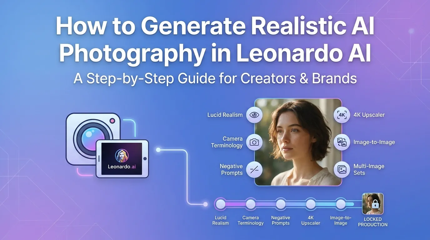 How to Generate Realistic AI Photography in Leonardo AI