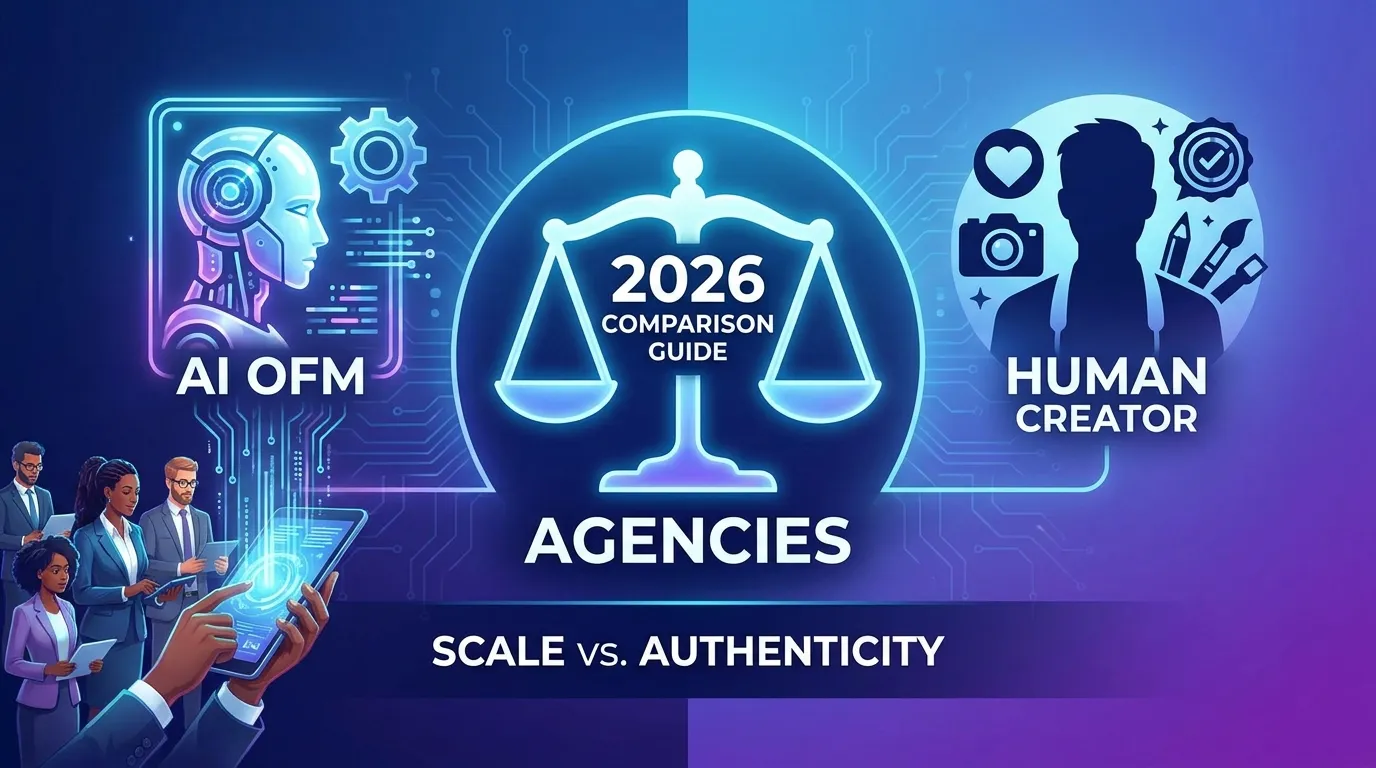 AI OFM vs Human Creator: 2026 Comparison Guide for Agencies
