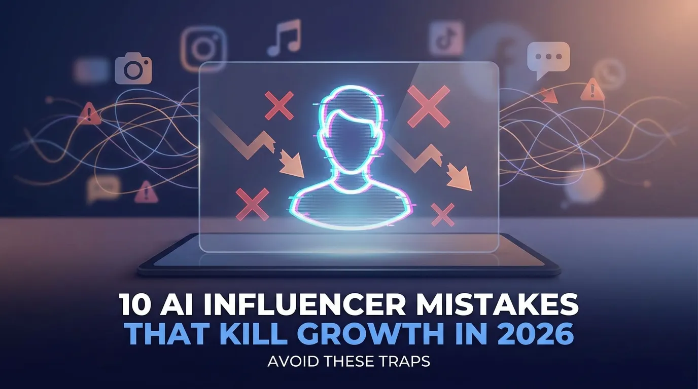 10 AI Influencer Mistakes That Kill Growth in 2026