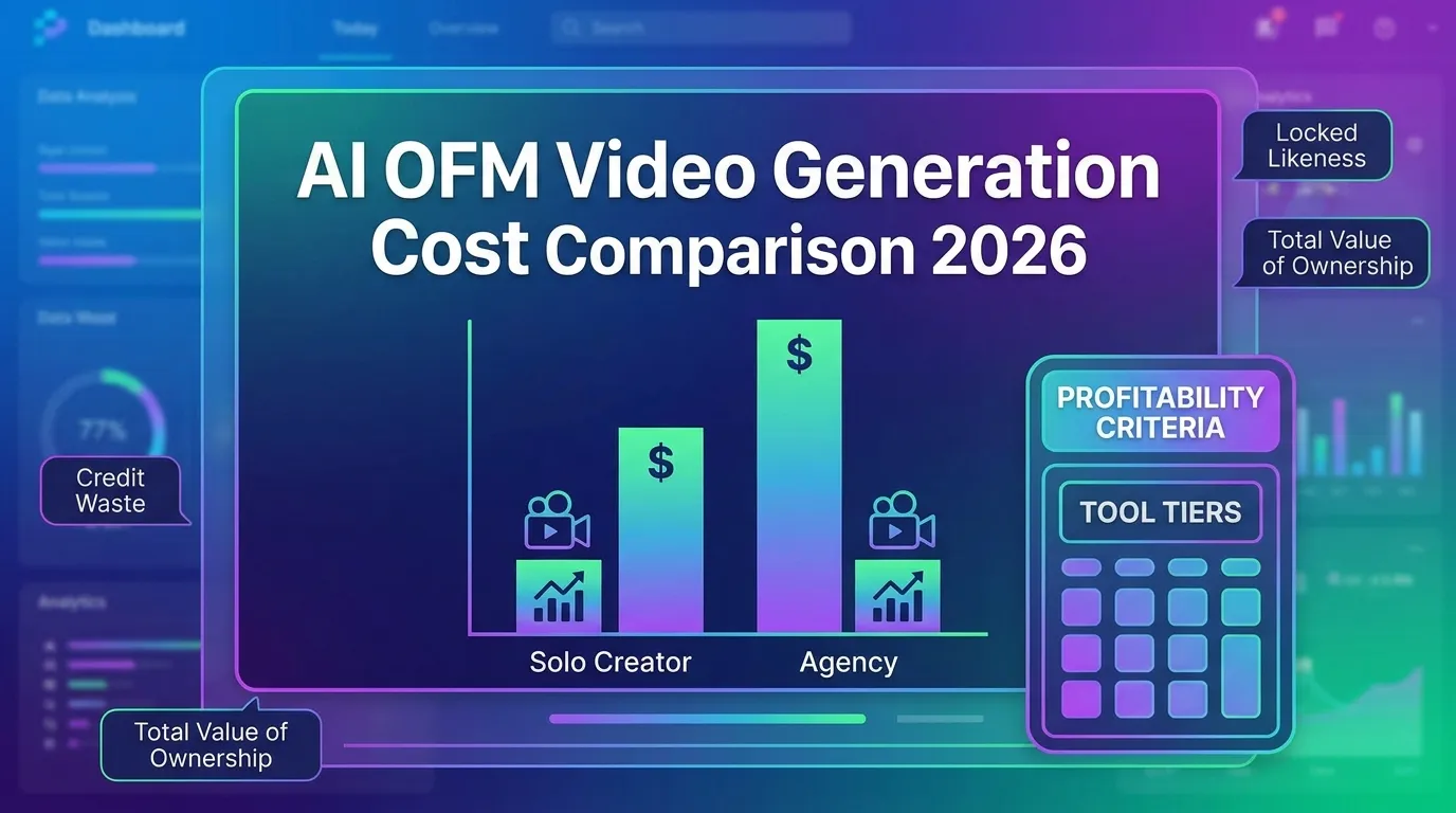 AI OFM Video Generation Cost Comparison 2026