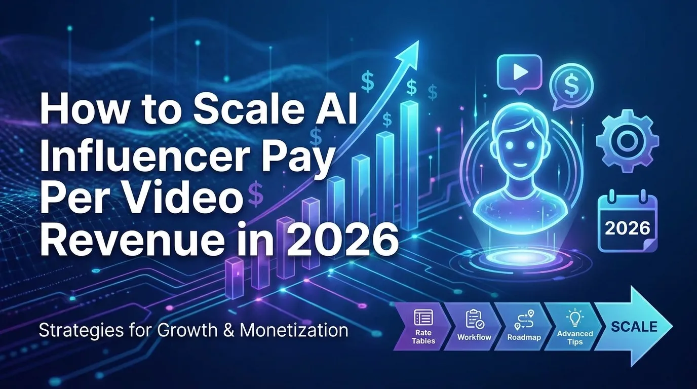 How to Scale AI Influencer Pay Per Video Revenue in 2026