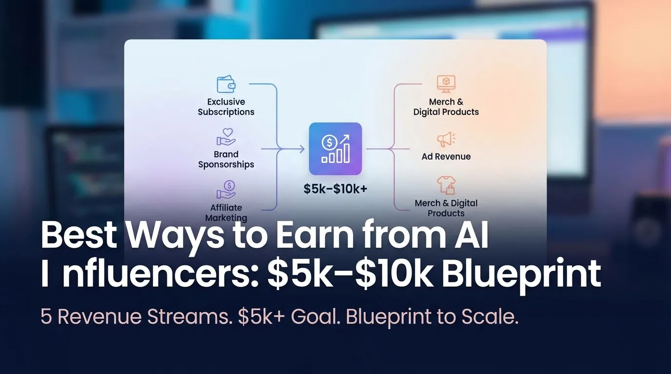 Best Ways to Earn from AI Influencers: $5k–$10k Blueprint
