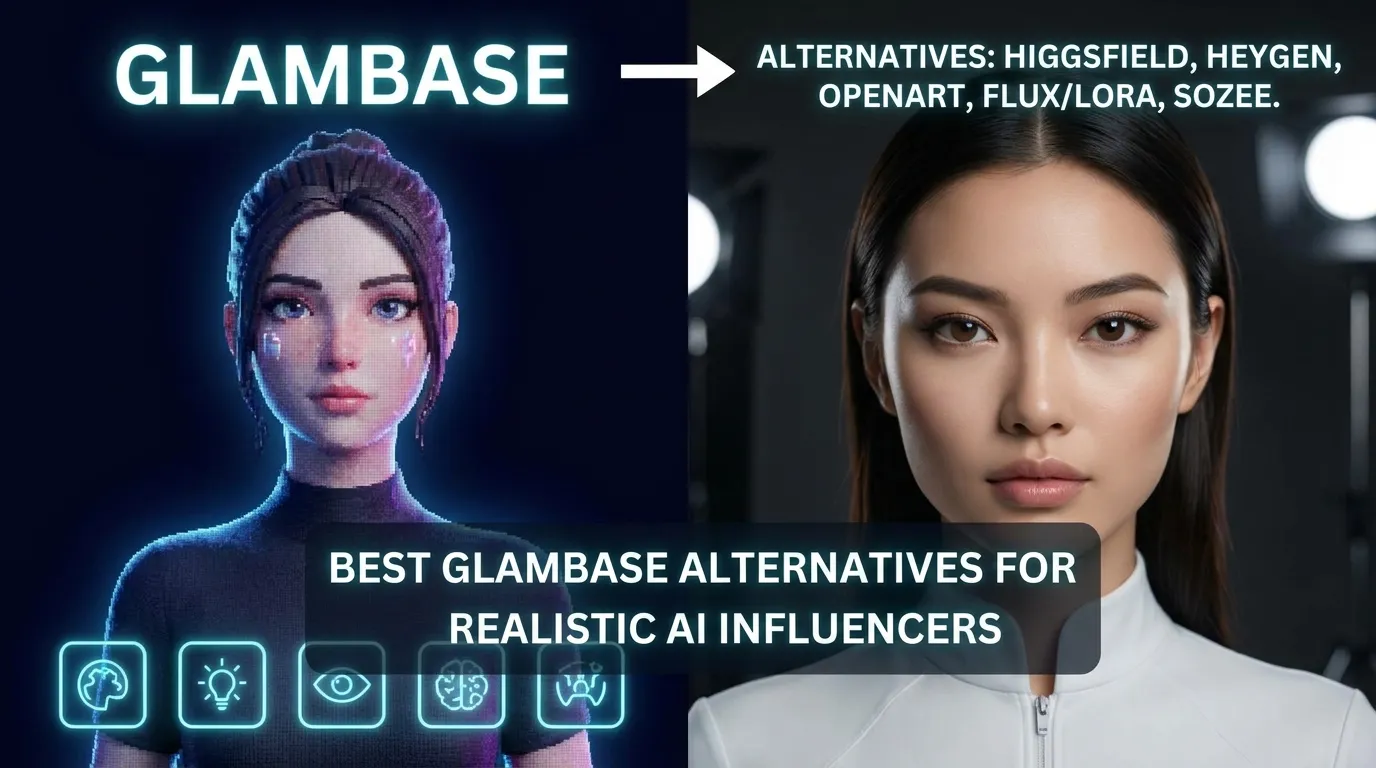Best Glambase Alternatives for Realistic AI Influencers