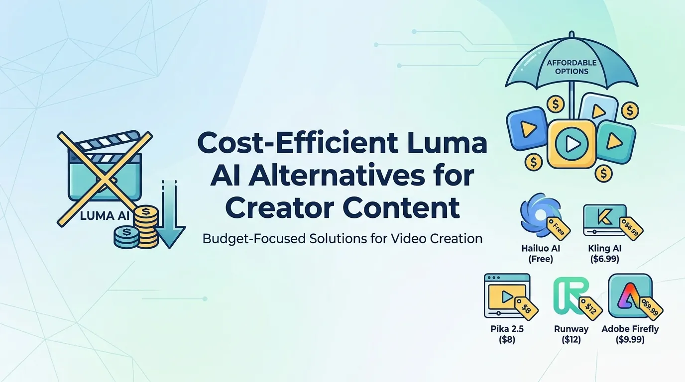 Cost-Efficient Luma AI Alternatives for Creator Content
