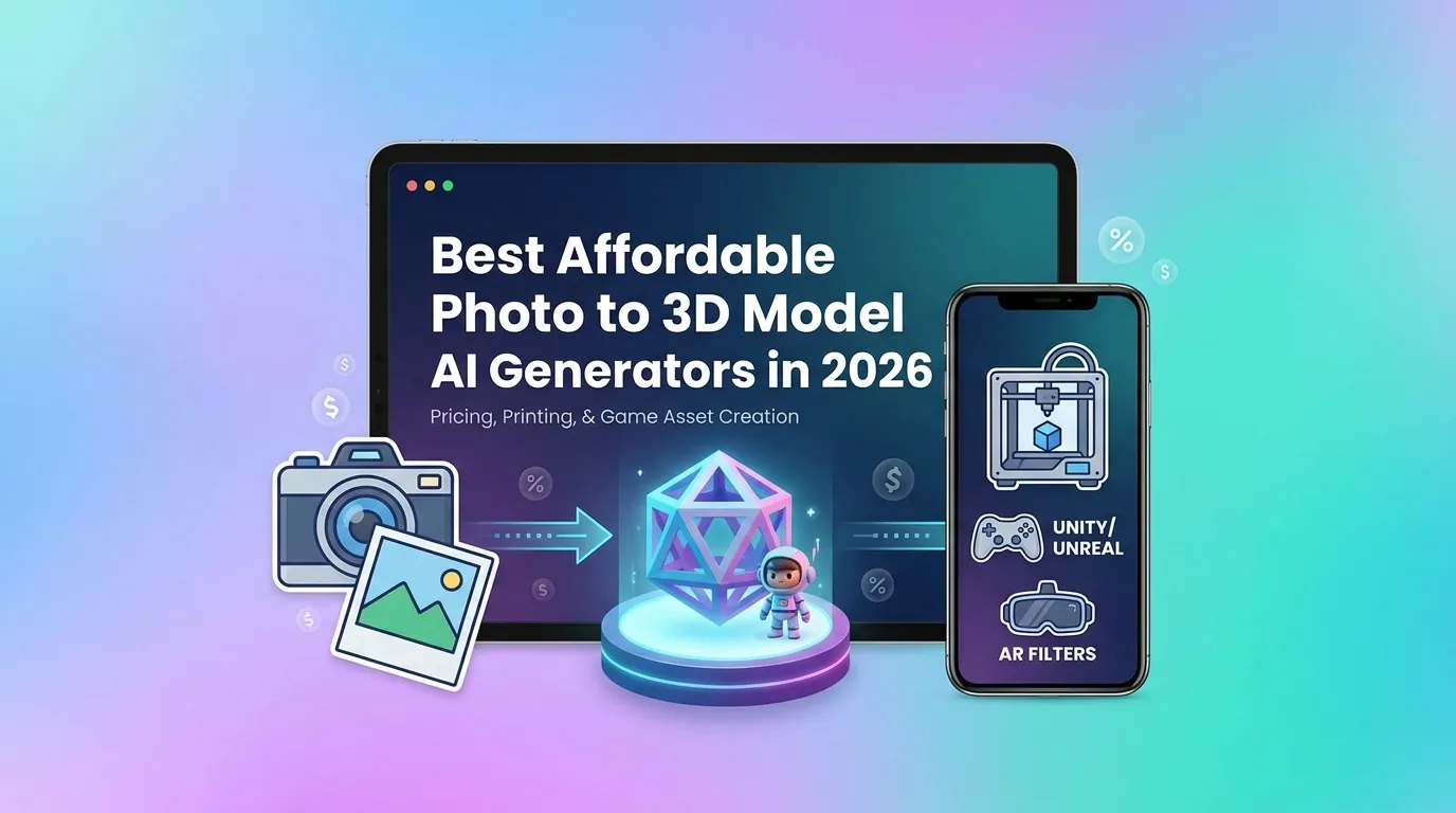 Best Affordable Photo to 3D Model AI Generators in 2026