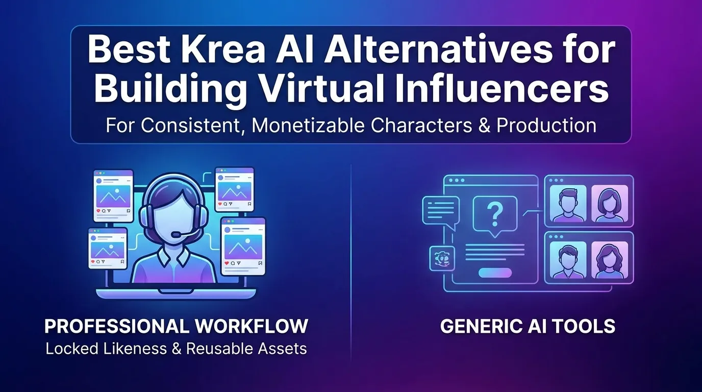 Best Krea AI Alternatives for Building Virtual Influencers