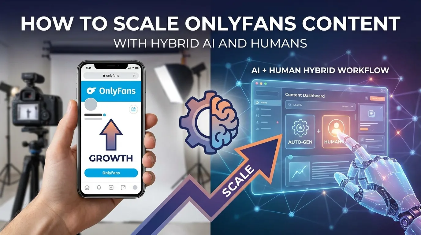 How to Scale OnlyFans Content with Hybrid AI and Humans