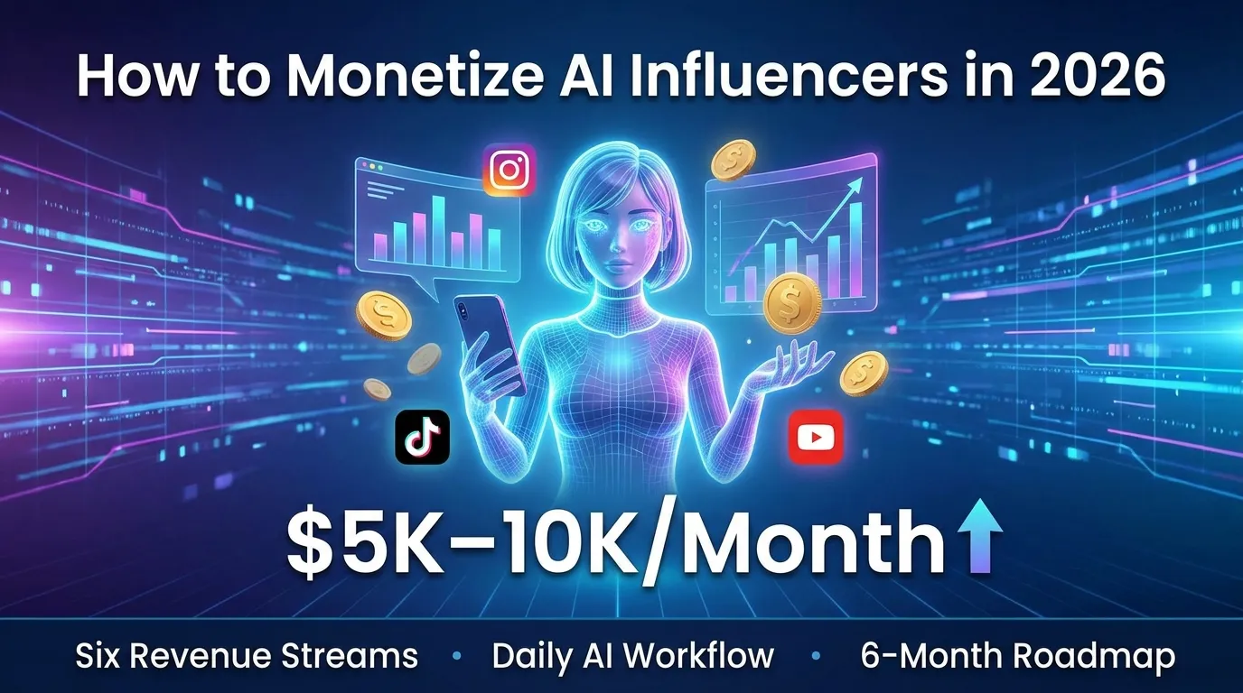 How to Monetize AI Influencers in 2026: $5K–10K/Month