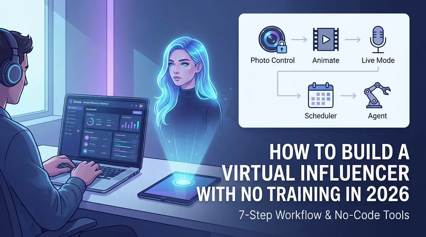 How to Build a Virtual Influencer with No Training in 2026