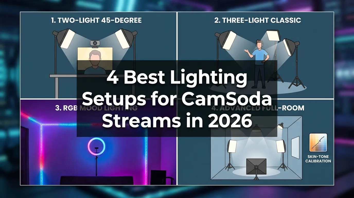4 Best Lighting Setups for CamSoda Streams in 2026