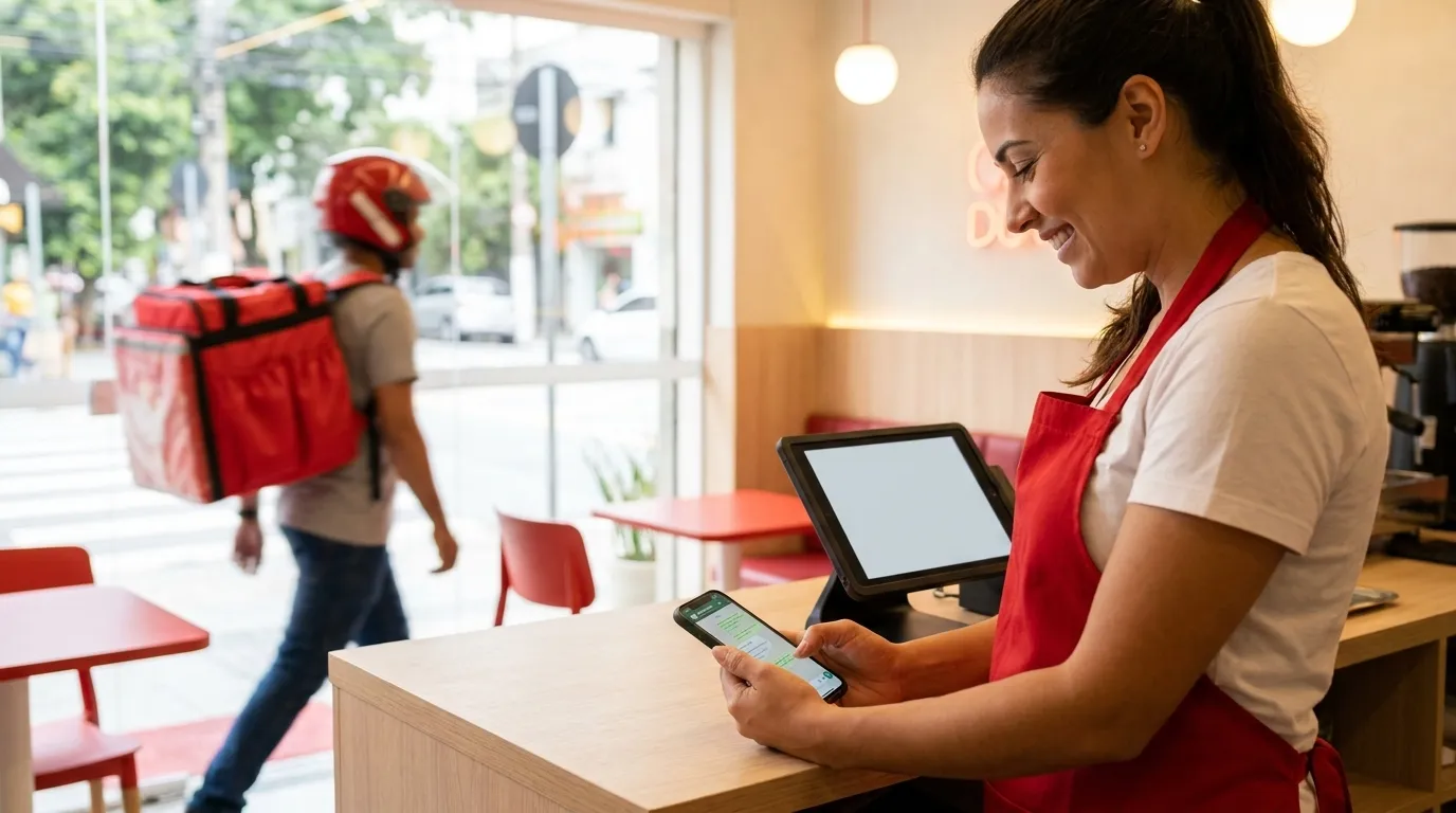 IA para otimizar lances de tráfego pago para delivery