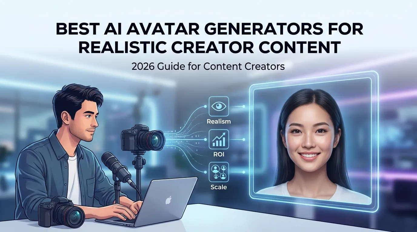 Best AI Avatar Generators for Realistic Creator Content
