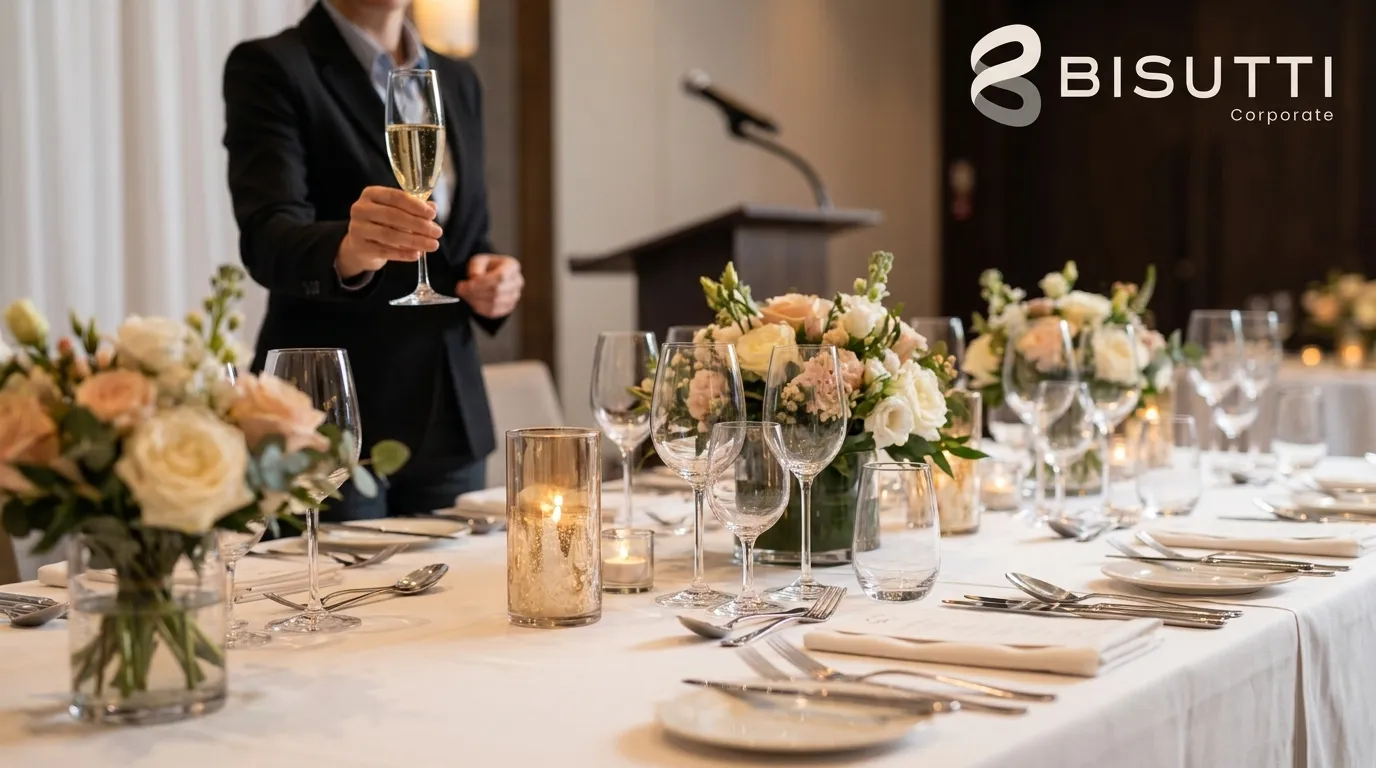 Empresa de decoração e buffet para evento corporativo