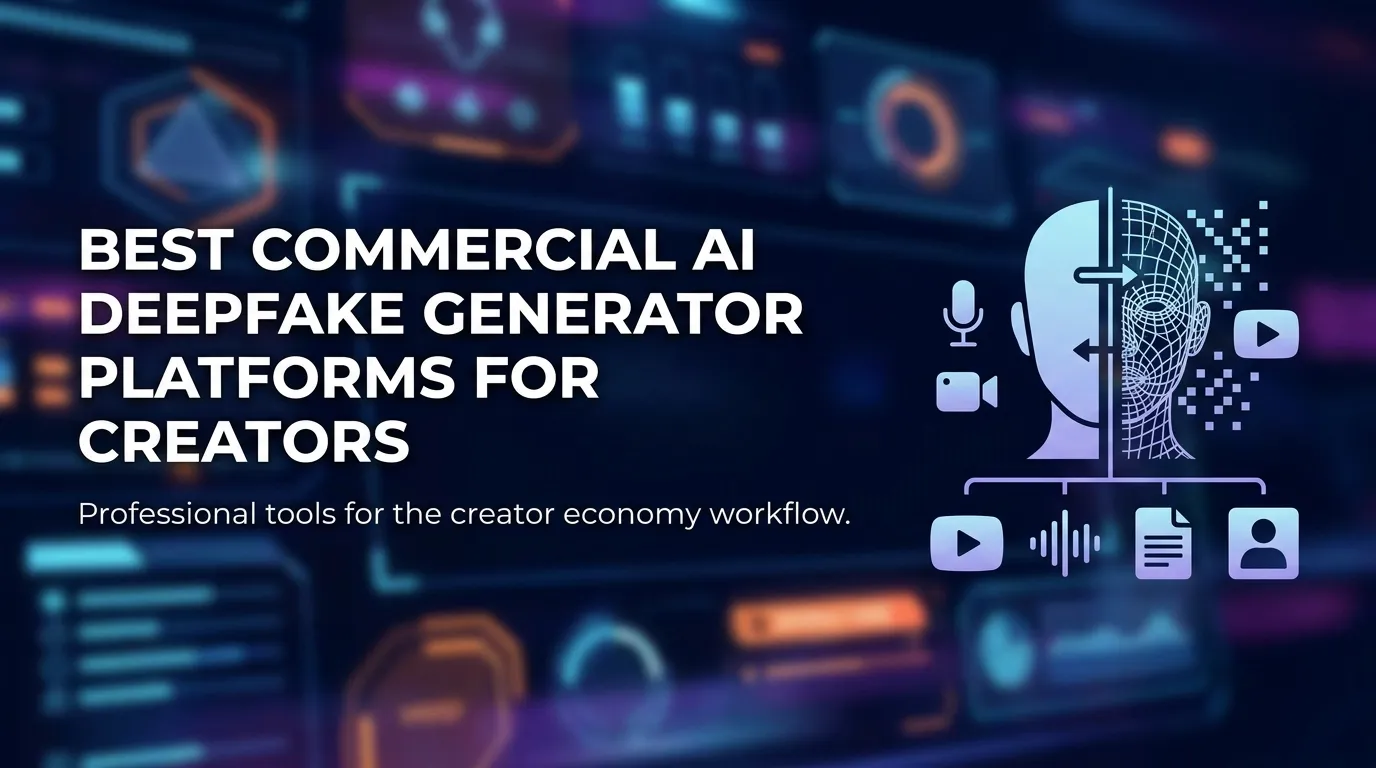 Best Commercial AI Deepfake Generator Platforms for Creators