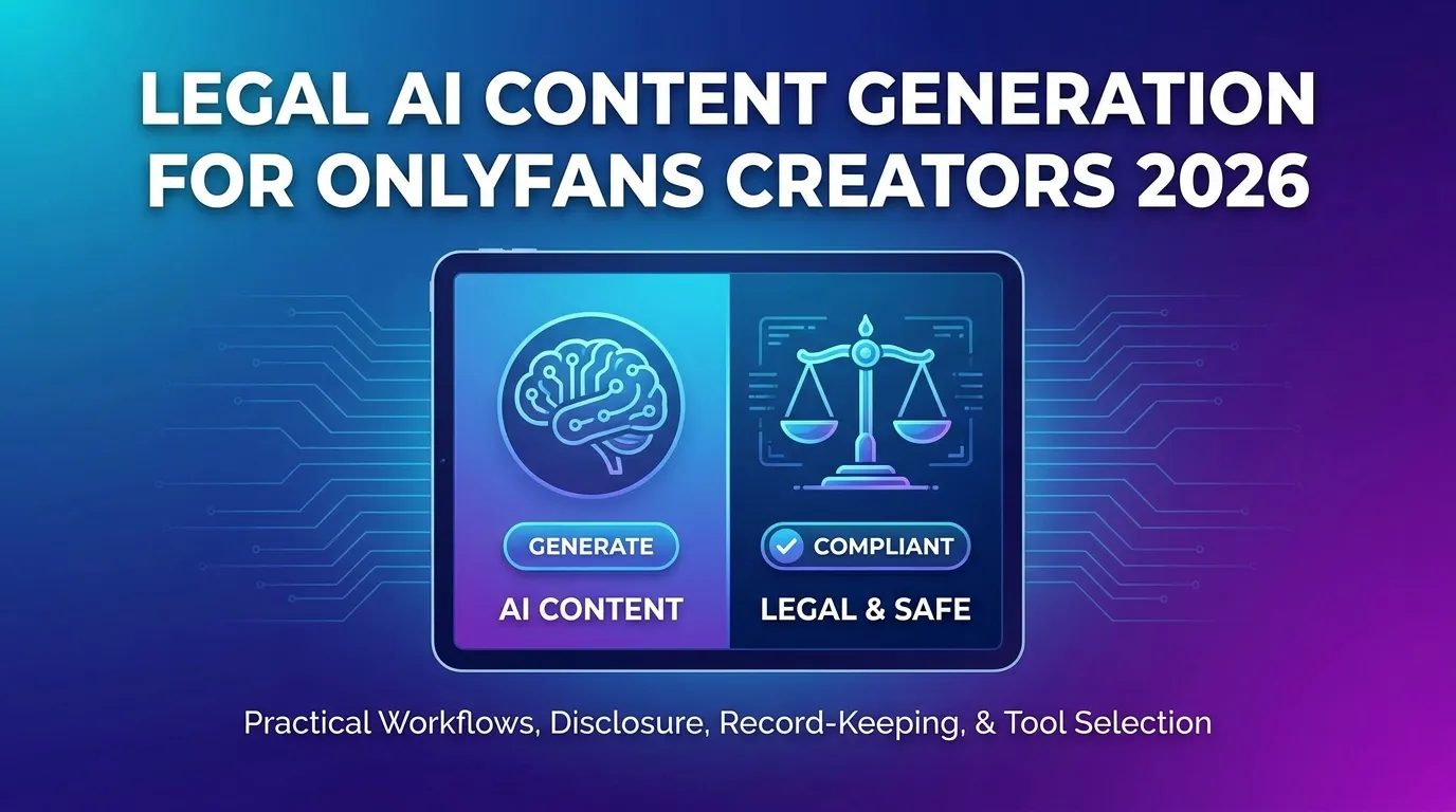 Legal AI Content Generation for OnlyFans Creators 2026