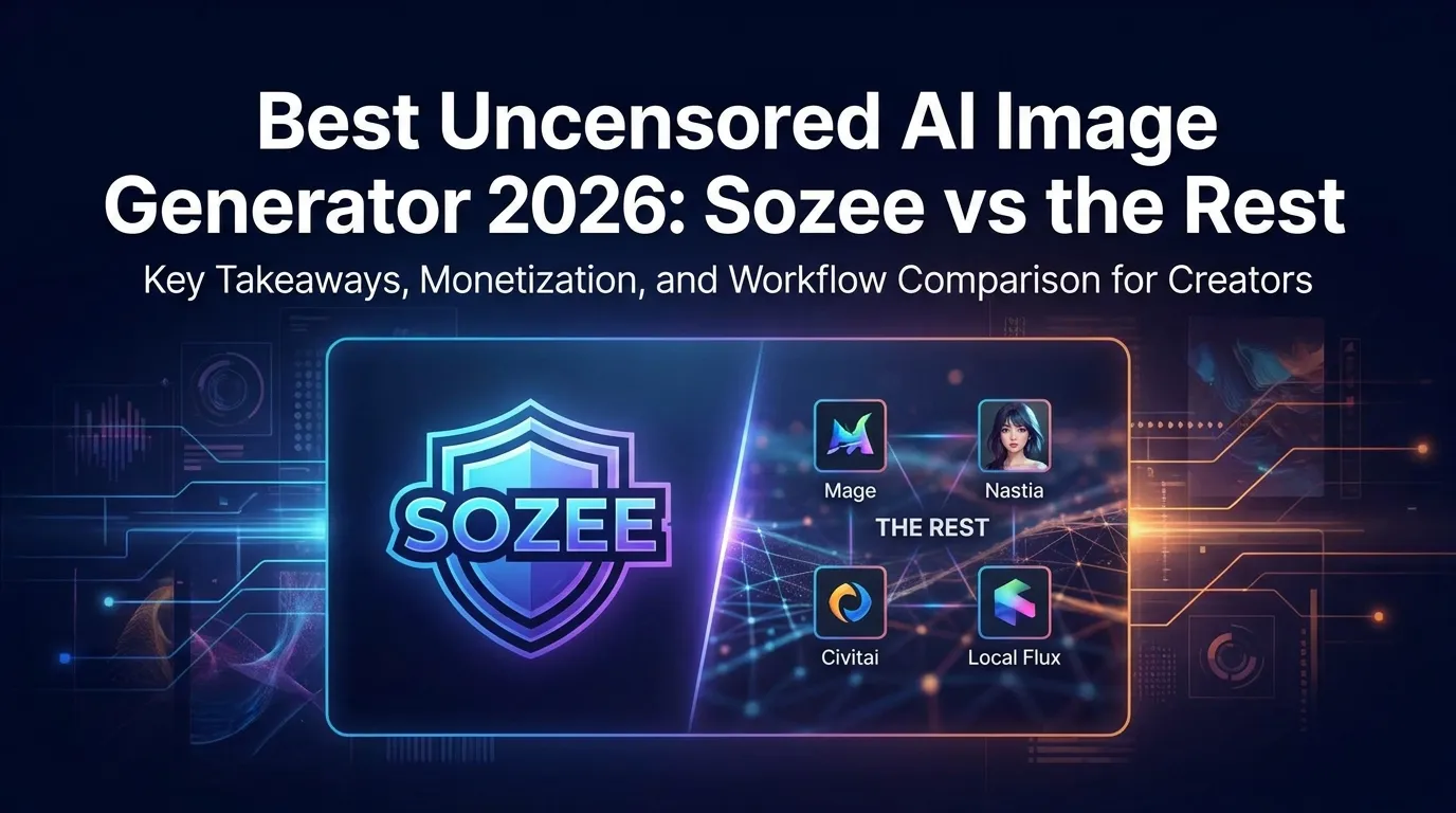 Best Uncensored AI Image Generator 2026: Sozee vs the Rest