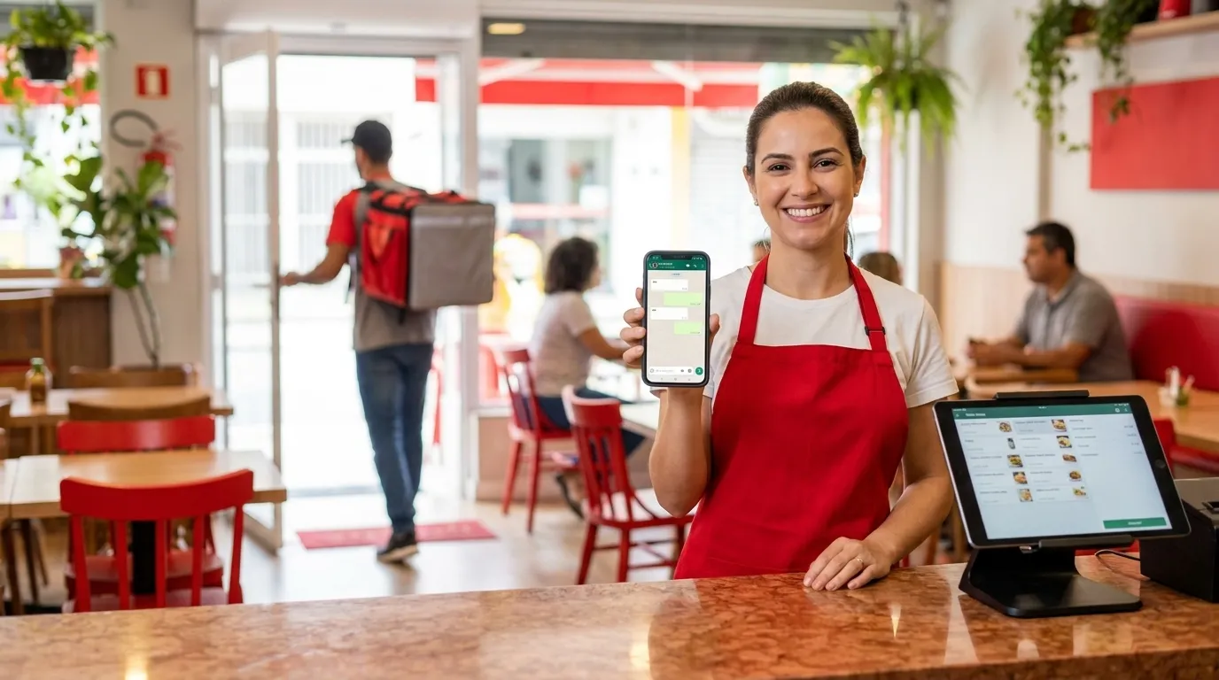 Responder clientes no WhatsApp rápido: guia para delivery
