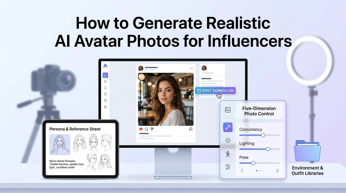 How to Generate Realistic AI Avatar Photos for Influencers