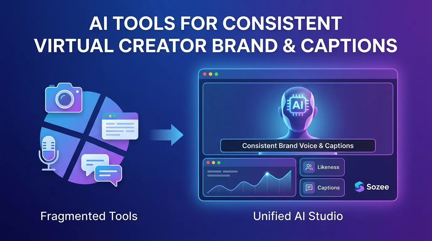 AI Tools to Keep Virtual Creator Brand & Captions Consistent