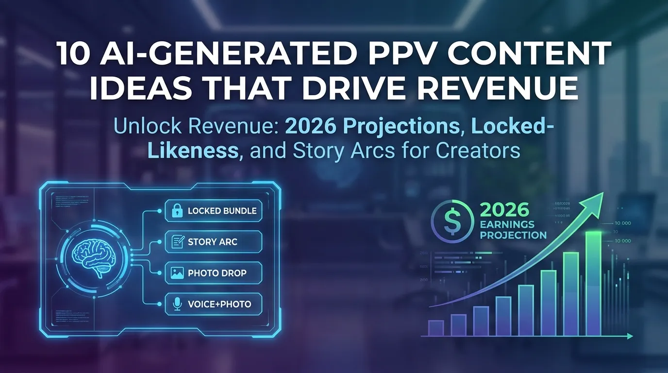 10 AI-Generated PPV Content Ideas That Drive Revenue