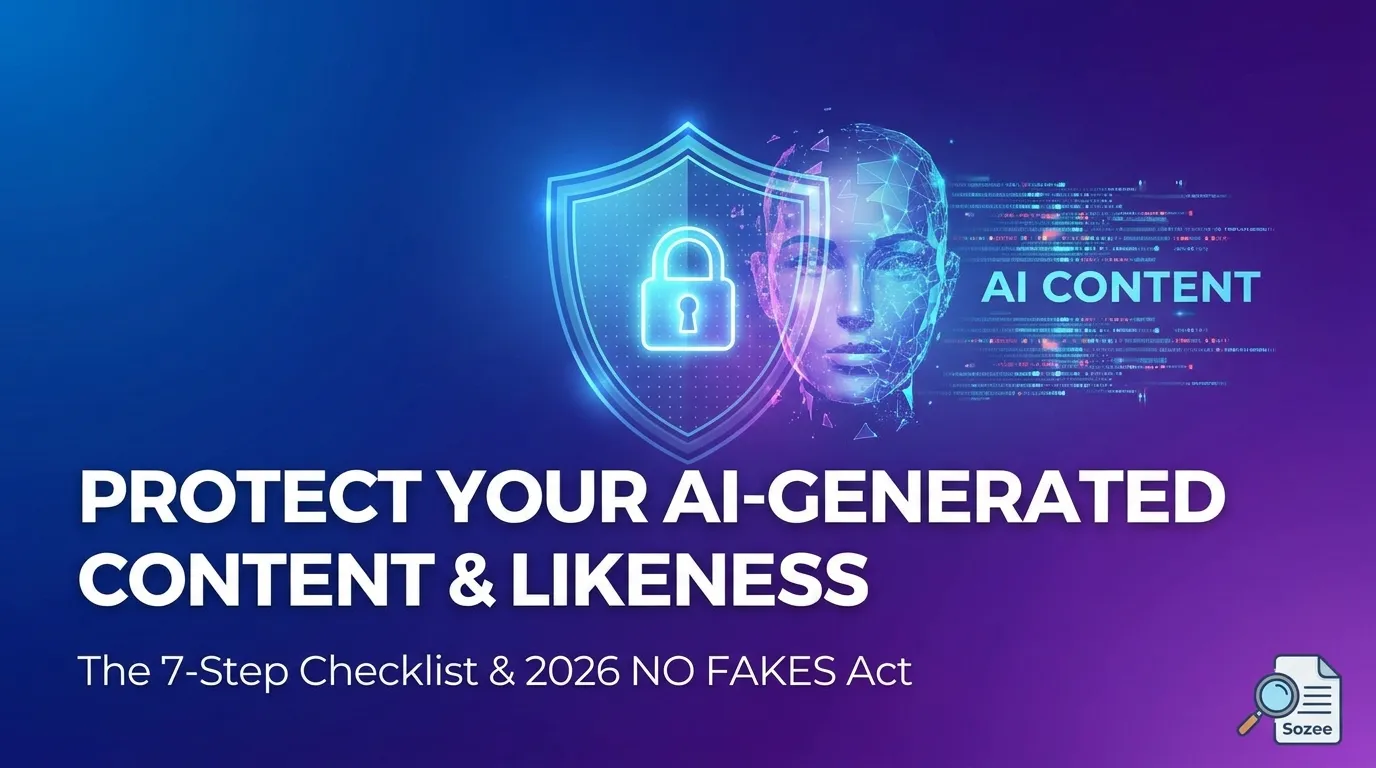 How to Protect Your AI-Generated Content and Likeness