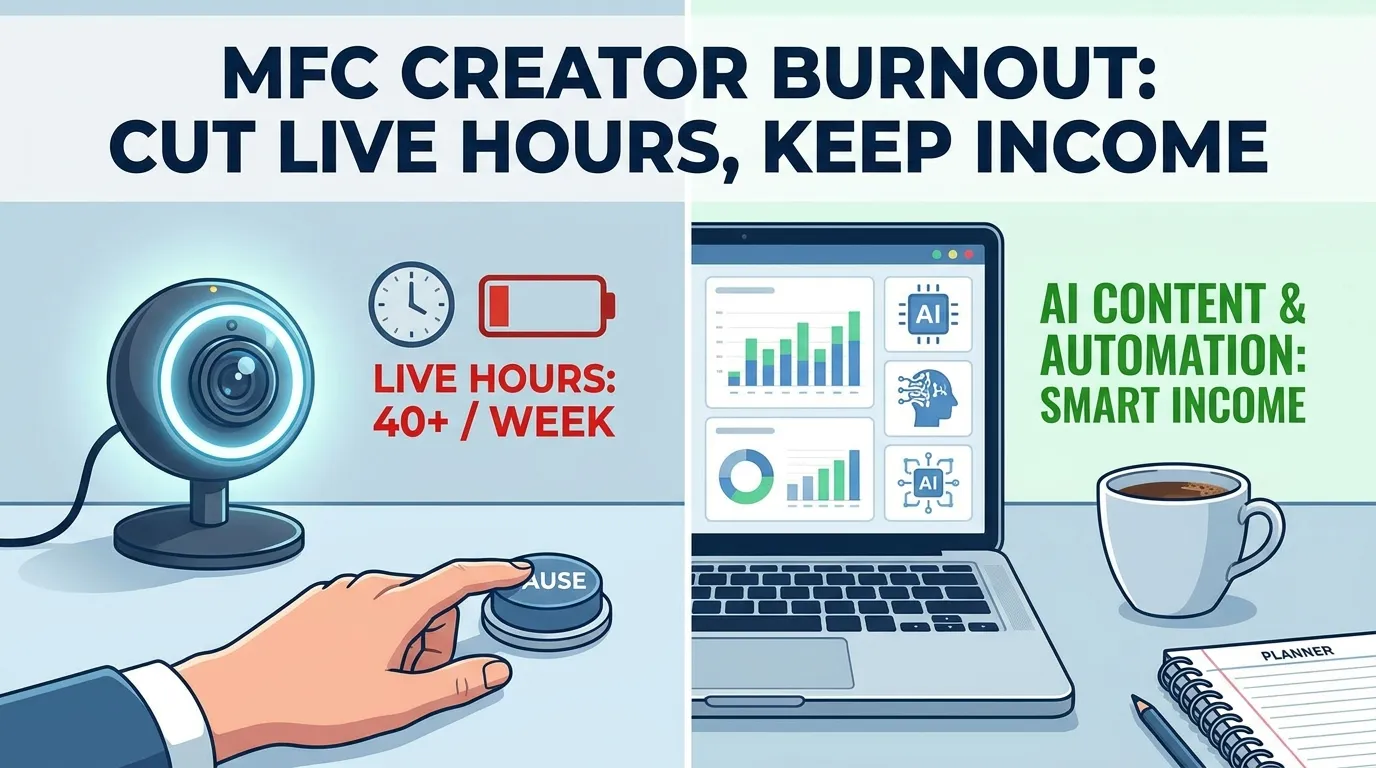 MyFreeCams Creator Burnout: Cut Live Hours, Keep Income