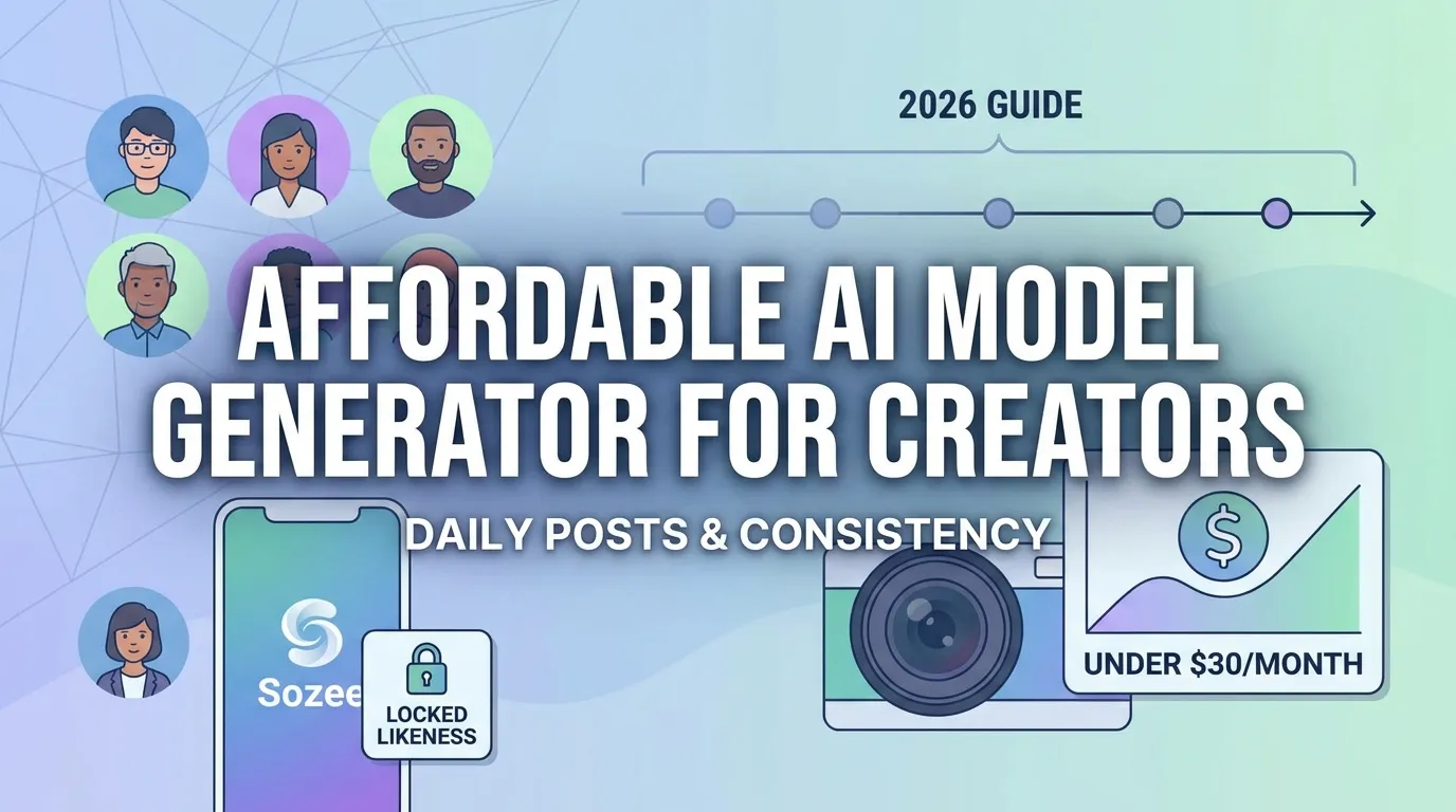 Affordable AI Model Generator for Creators: 2026 Guide