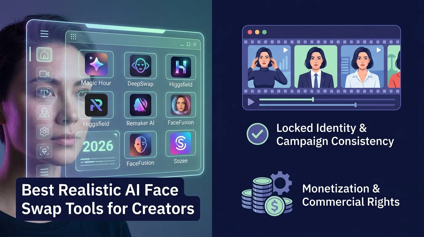 Best Realistic AI Face Swap Tools for Creators in 2026
