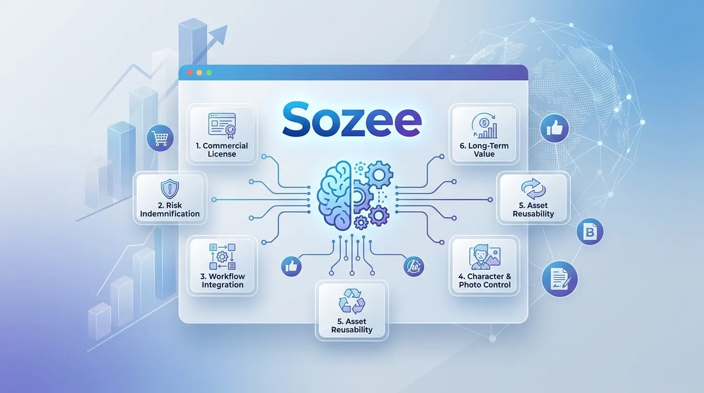 6 Reasons Sozee Is the Best AI Generator for Commercial Use