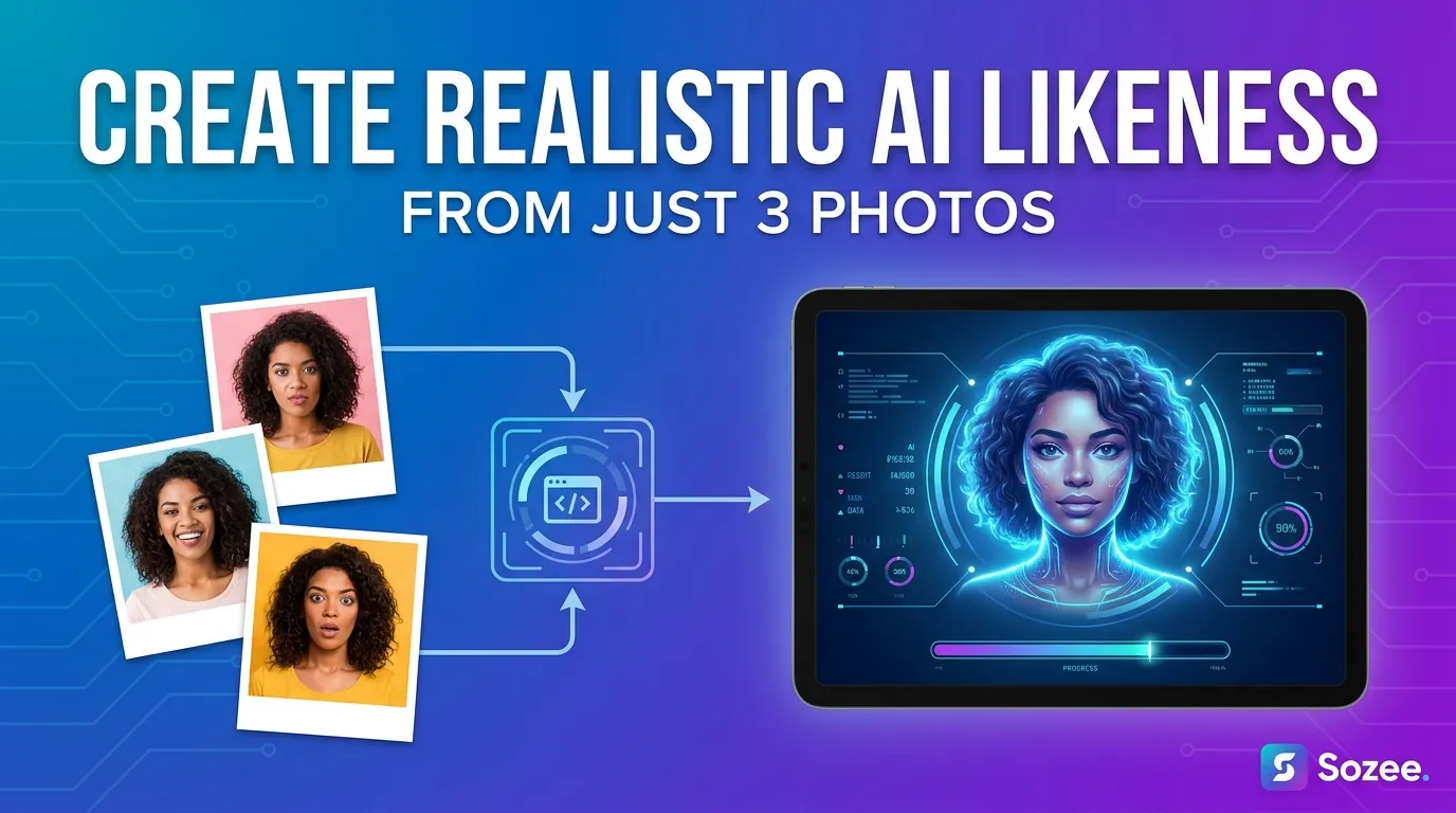 How to Create Realistic AI Likeness from Just 3 Photos