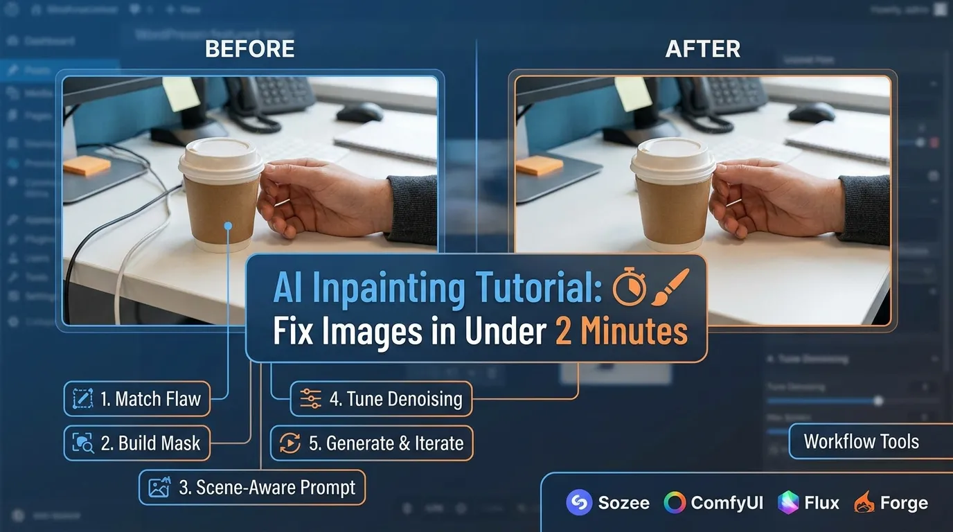 AI Inpainting Tutorial: Fix Images in Under 2 Minutes