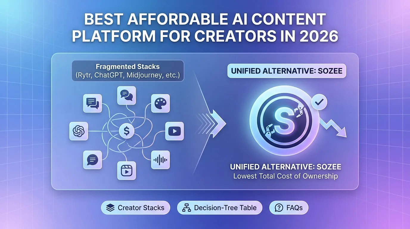 Best Affordable AI Content Platform for Creators in 2026