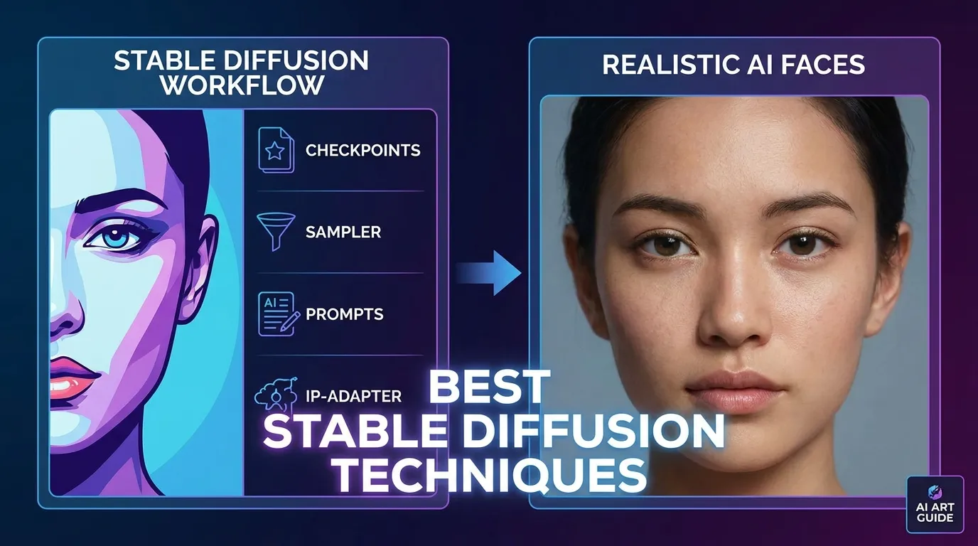 Best Stable Diffusion Techniques for Realistic AI Faces