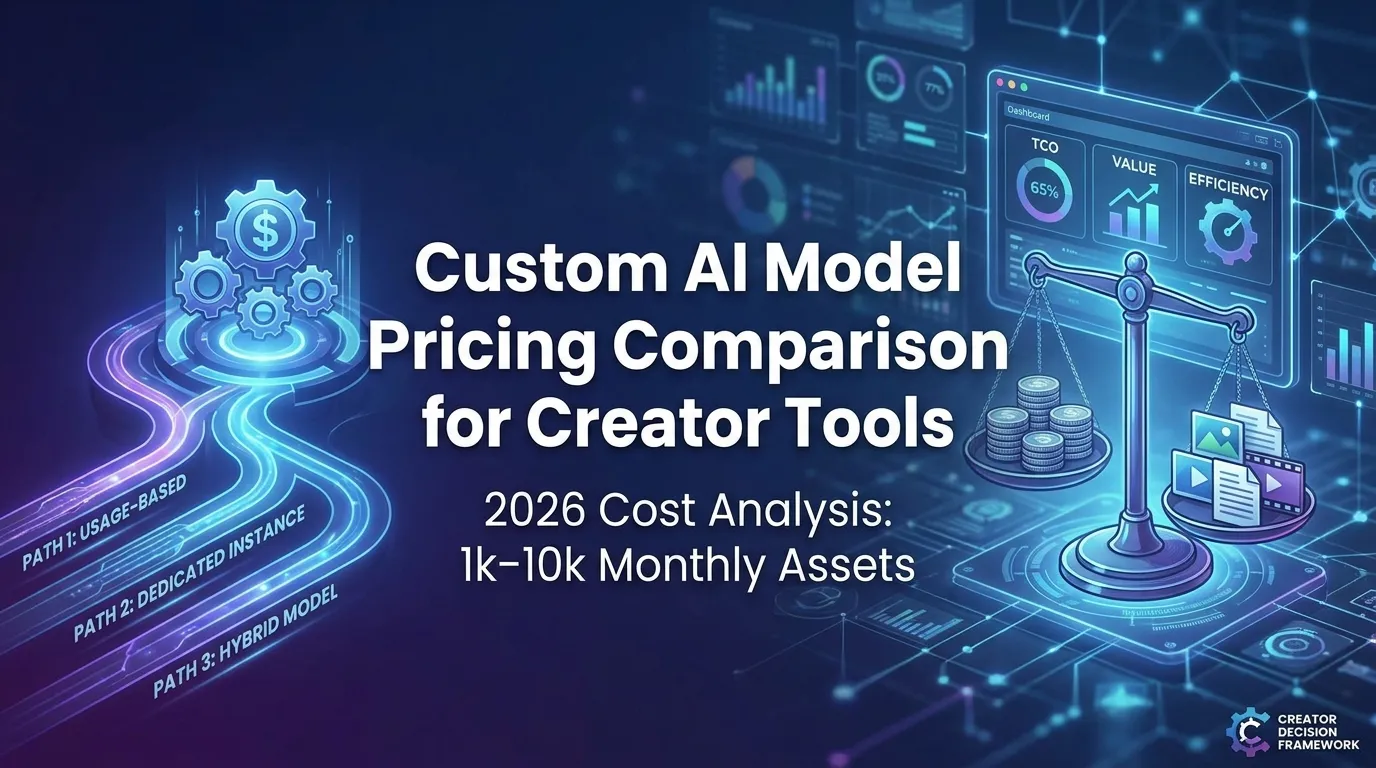 Custom AI Model Pricing Comparison for Creator Tools