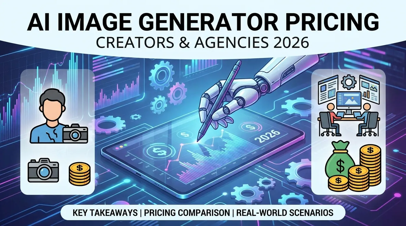 AI Image Generator Pricing for Creators and Agencies 2026