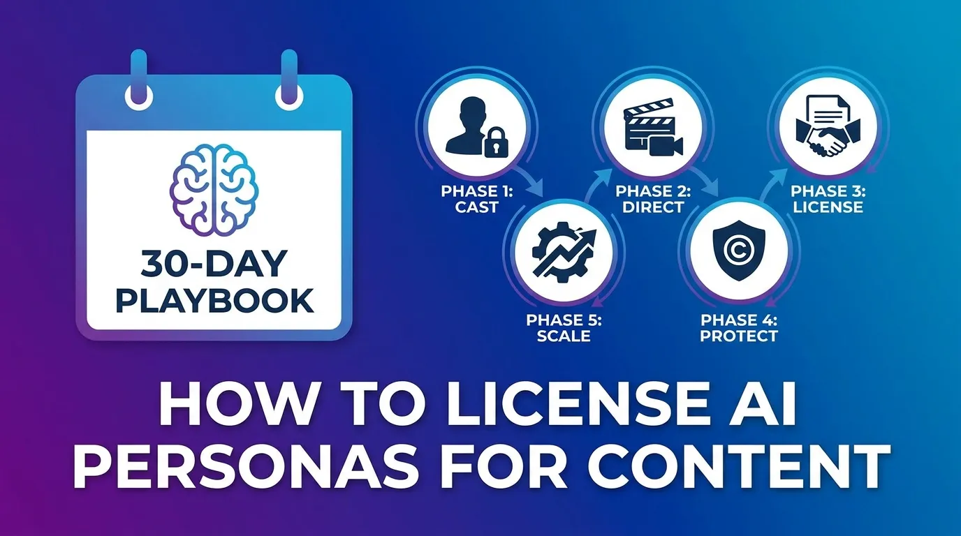 How to License AI Personas for Content: The 30-Day Playbook