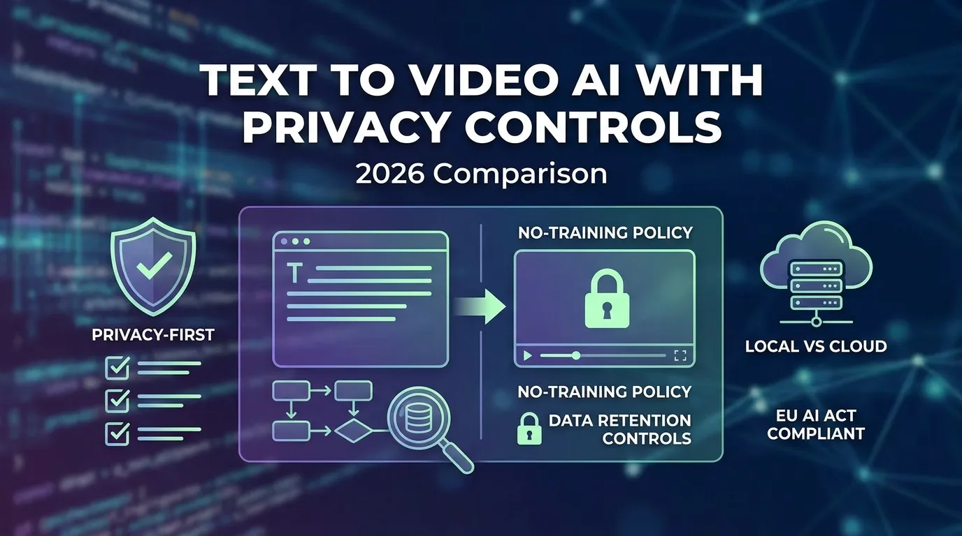 Text to Video AI with Privacy Controls: 2026 Comparison