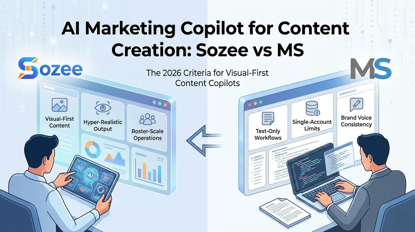 AI Marketing Copilot for Content Creation: Sozee vs MS